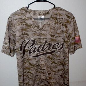 San Diego Padres Camo MLB Jersey Kemp 27